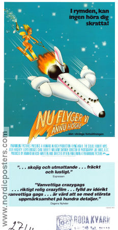 Nu flyger vi ännu högre 1982 poster Robert Hays Julie Hagerty Lloyd Bridges Ken Finkleman Flyg