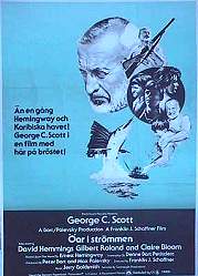 Öar i strömmen 1977 poster George C Scott Text: Ernest Hemingway