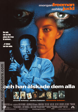 Och han älskade dem alla 1997 poster Morgan Freeman Ashley Judd Cary Elwes Gary Fleder