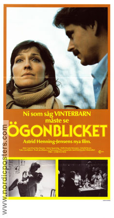 Ögonblicket 1980 poster Ann-Mari Max Hansen Sören Spanning Kathrine Helmuth Astrid Henning-Jensen Danmark