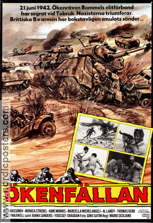 Ökenfällan 1970 poster Ivan Rassimov Monica Strebel Mario Siciliano Krig