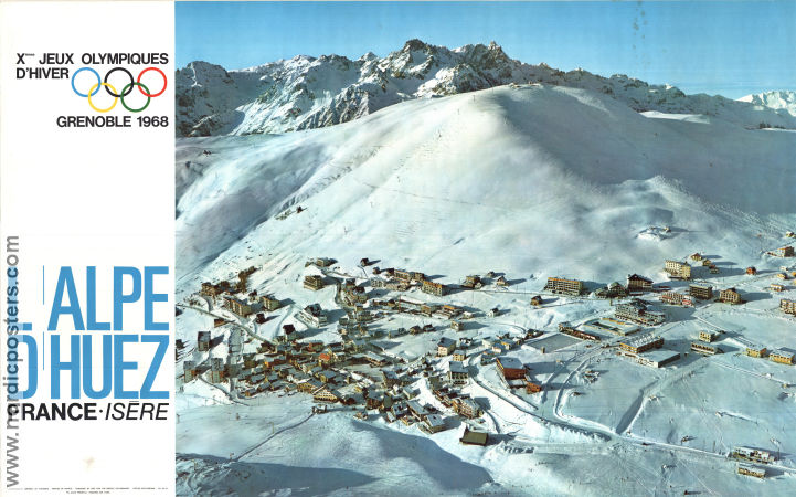 Olympic Games Grenoble 1968 affisch Hitta mer: Val d´Isere Olympiader Vintersport