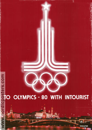 Olympic Games Moscow 1980 1980 affisch Hitta mer: Intourist Olympiader Resor Ryssland