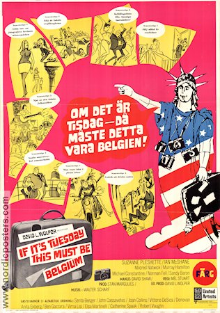 Om det är tisdag 1970 poster Suzanne Pleshette Ian McShane