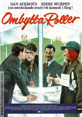Ombytta roller 1983 poster Eddie Murphy John Landis