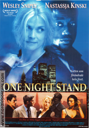 One Night Stand 1997 poster Wesley Snipes Nastassja Kinski Kyle MacLaghlan Mike Figgis