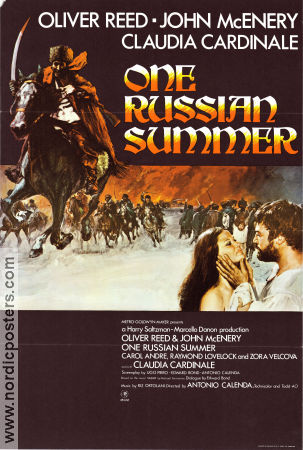 One Russian Summer 1973 poster Oliver Reed John McEnery Claudia Cardinale Antonio Calenda Ryssland