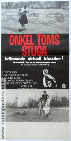 Onkel Toms stuga 1965 poster John Kitzmiller Herbert Lom Olive Moorefield Geza von Radvanyi