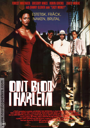 Ont blod i Harlem 1991 poster Forest Whitaker