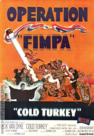 Operation Fimpa 1971 poster Dick Van Dyke Pippa Scott Tom Poston Norman Lear Rökning