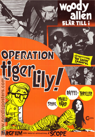 Operation Tiger-Lily 1966 poster The Lovin Spoonful Woody Allen