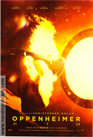 Oppenheimer 2023 poster Cillian Murphy Emily Blunt Matt Damon Robert Downey Jr Florene Pugh Christopher Nolan