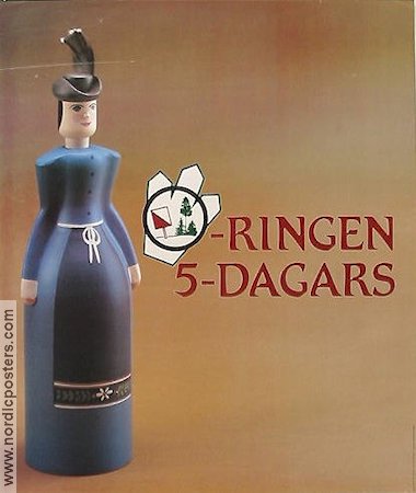 O-ringen 5-dagars 1988 affisch Sport