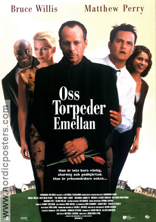 Oss torpeder emellan 1999 poster Bruce Willis Matthew Perry Rosanna Arquette Jonathan Lynn