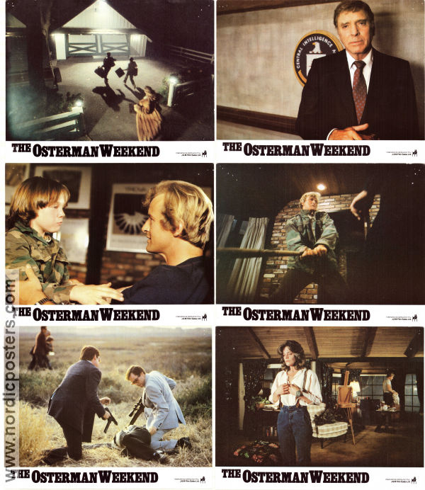 The Osterman Weekend 1983 lobbykort Rutger Hauer Burt Lancaster Craig T Nelson Sam Peckinpah