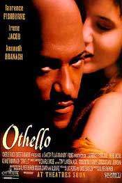 Othello 1994 poster Laurence Fishburne Irene Jacob Kenneth Branagh Text: William Shakespeare