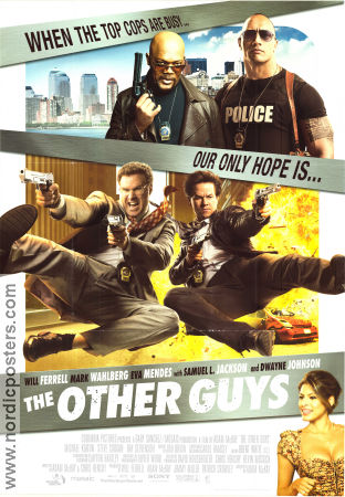The Other Guys 2010 poster Will Ferrell Mark Wahlberg Derek Jeter Adam McKay Poliser
