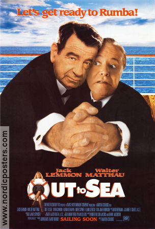 Out To Sea 1997 poster Jack Lemmon Walter Matthau Dyan Cannon Martha Coolidge Skepp och båtar Dans Resor