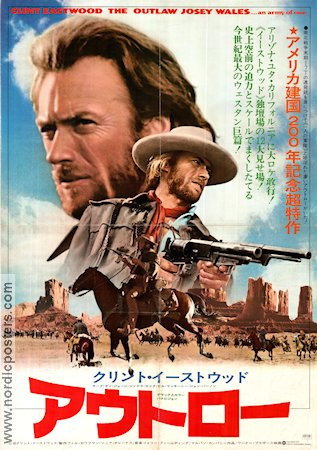 Outlaw Josey Wales 1976 poster Clint Eastwood