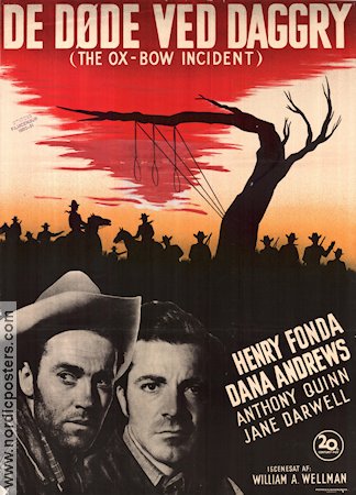 The Ox-Bow Incident 1943 poster Henry Fonda Dana Andrews Mary Beth Hughes William A Wellman