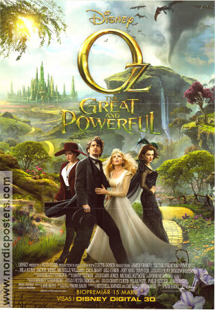 Oz the Great and Powerful 2013 poster James Franco Michelle Williams Rachel Weisz Sam Raimi