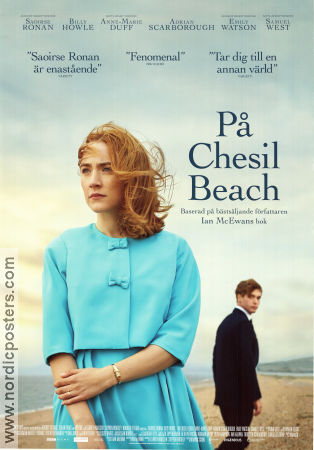 På Chesil Beach 2017 poster Billy Howle Saoirse Ronan Andy Burse Dominic Cooke Strand
