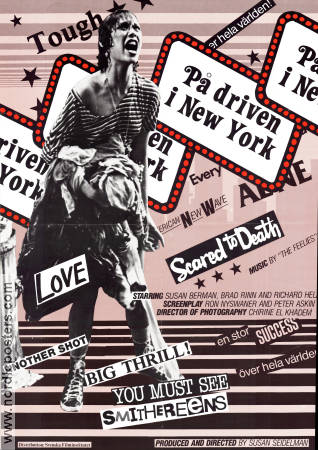 På driven i New York 1982 poster Susan Berman Susan Seidelman