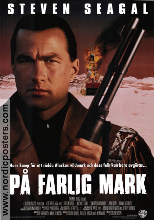 På farlig mark 1994 poster Michael Caine Joan Chen John C McGinley Steven Seagal