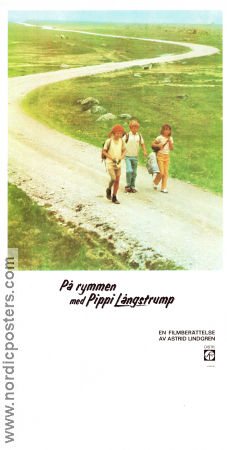 På rymmen med Pippi Långstrump 1970 poster Inger Nilsson Maria Persson Hans Alfredson Olle Hellbom Text: Astrid Lindgren Barn