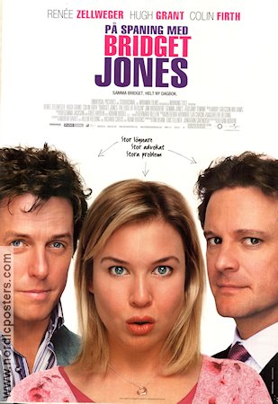 På spaning med Bridget Jones 2004 poster Renée Zellweger Colin Firth Hugh Grant Beeban Kidron Romantik