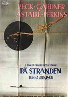 På stranden 1959 poster Gregory Peck Ava Gardner Fred Astaire Anthony Perkins Stanley Kramer Strand