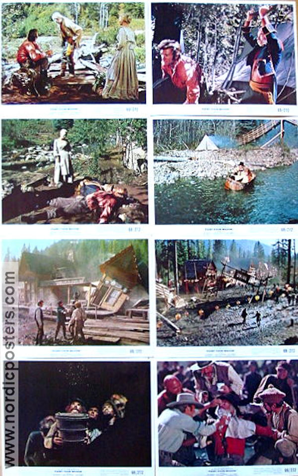 Paint Your Wagon 1969 lobbykort Lee Marvin Clint Eastwood Jean Seberg Joshua Logan Musikaler