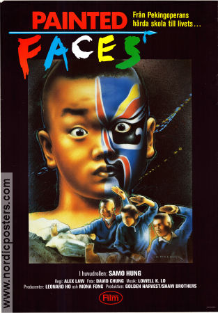 Painted Faces 1988 poster Sammo Kam-Bo Hung Ching-Ying Lam Pei-Pei Cheng Alex Law Asien