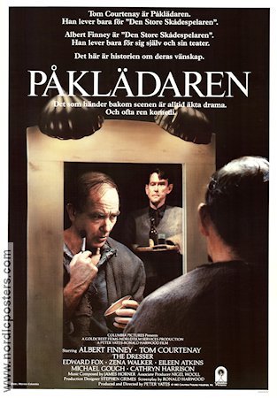 Påklädaren 1983 poster Albert Finney Tom Courtenay Edward Fox Peter Yates