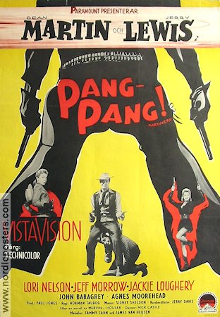 Pang-pang 1956 poster Dean Martin Jerry Lewis Lori Nelson Norman Taurog