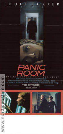 Panic Room 2002 poster Jodie Foster Kristen Stewart Forest Whitaker David Fincher