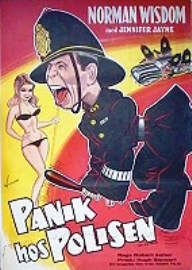 Panik hos polisen 1960 poster Norman Wisdom Poliser