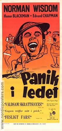 Panik i ledet 1958 poster Norman Wisdom Honor Blackman Edward Chapman John Paddy Carstairs