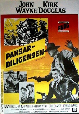 Pansardiligensen 1967 poster John Wayne Kirk Douglas
