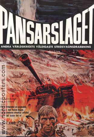 Pansarslaget 1970 poster Michail Uljanov Yuriy Ozerov Krig Ryssland