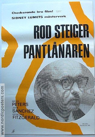 Pantlånaren 1964 poster Rod Steiger Sidney Lumet