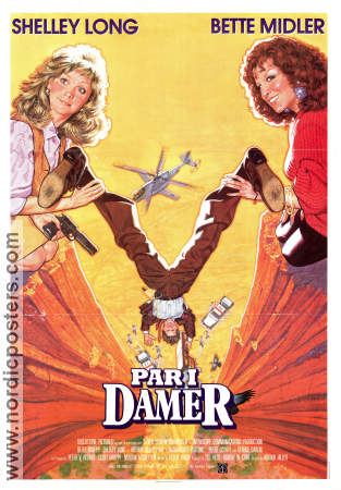 Par i damer 1987 poster Bette Midler Shelley Long Arthur Hiller Berg