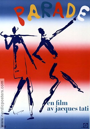 Parade 1975 poster Karl Kossmayer Jacques Tati