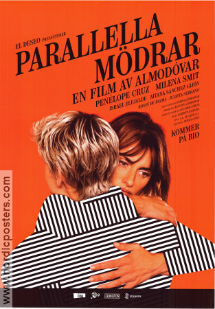 Parallella mödrar 2021 poster Penélope Cruz Milena Smit Israel Elejalde Pedro Almodovar Spanien