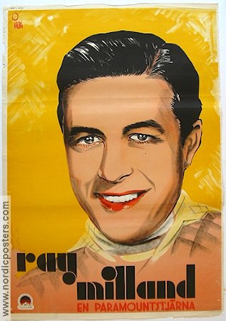 Paramount Ray Milland 1935 poster Ray Milland Filmbolag: Paramount