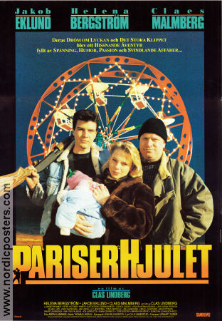 Pariserhjulet 1993 poster Jakob Eklund Helena Bergström Claes Malmberg Clas Lindberg