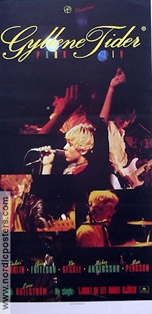 Parkliv 1981 poster Gyllene Tider Per Gessle Rock och pop
