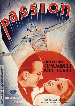 Passion 1935 poster Constance Cummings Paul Lukas