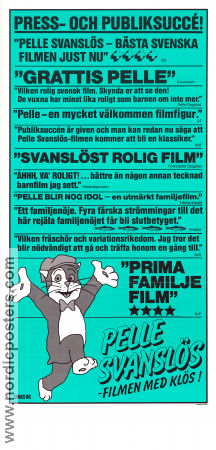 Pelle Svanslös 1981 poster Stig Lasseby Hitta mer: Pelle Svanslös Hitta mer: Uppsala Animerat Från serier