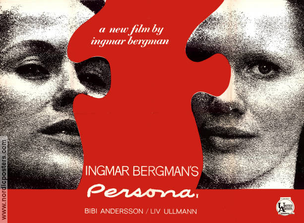 Persona 1966 poster Liv Ullmann Bibi Andersson Margaretha Krook Gunnar Björnstrand Ingmar Bergman Kultfilmer